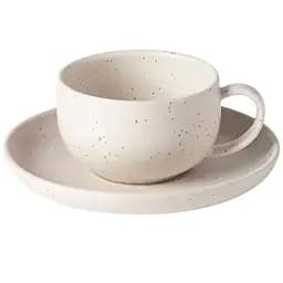 Чашка Costa Nova Pacifica для чая с блюдцем 12.1 см 220 мл бежевая (560673981604)