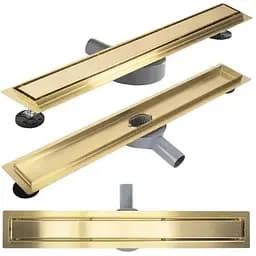 Трап для душу Rea Neox 60 Pro brushed gold 2в1 REA-G2701