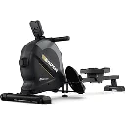 Гребний тренажер Hop-Sport HS-080R Aspen магнітний чорно-золотистий