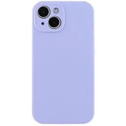 Чохол Silicone Case із захистом камери Full Apple iPhone 15 Elegant Purple