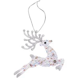 Прикраса новорічна Yes! Fun Олень гліттер 12 см акрил (974942)