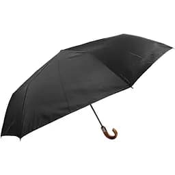Мужской складной зонтик полный автомат Trust 122 см черный