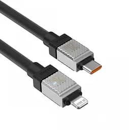 Кабель Baseus CoolPlay Series Fast Charging Cable Type-C to Lightning 20W 2m CAKW000101 Black - мініатюра 2