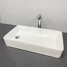 Умивальник VBI Velletri M white накладний VBI-015901, Білий - мініатюра 4