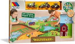 Дитячий ігровий килим-трек Molto Ферма з тракторами та знаками 124х60 см (25806) - мініатюра 5