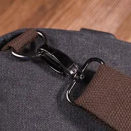 Чоловіча сумка через плече з кабелем USB текстильна 15х31х6 см Vintage 15х31х6 см sum0021416 - мініатюра 9