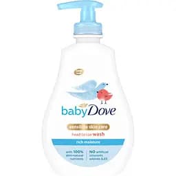Гель для душа Dove Baby От макушки до пяточек Интенсивное увлажнение 400 мл