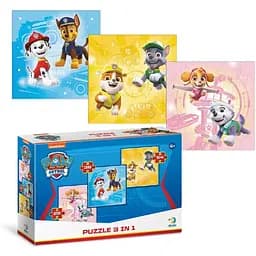 Пазл DoDo 3 в 1 Paw Patrol (200154) - мініатюра 2