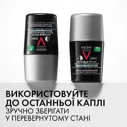 Дезодорант-антиперспірант Vichy Homme Invisible Resist кульковий 72 години захисту 50 мл - мініатюра 4