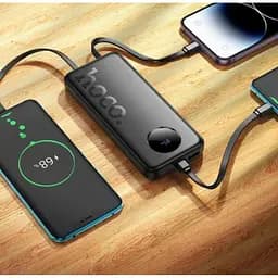 Зовнішній акумулятор Hoco J132 Sabio 10000mAh 22.5W Black [632577] [151682] - мініатюра 8