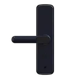 Замок біометричний автономний Trinix TRL-5204BTF Black з Bluetooth, зчитувачем відбитків пальців і карт Mifare (65-00066) - мініатюра 1