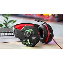 Ігрові навушники REAL-EL GDX-7750 Black/Red (EL124100048) [112564] - мініатюра 14