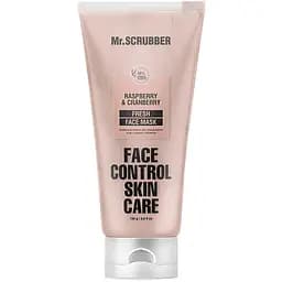 Живильна маска Mr.Scrubber Raspberry & Cranberry Fresh Face Mask Face Control Skin Care для покращення тону і свіжості обличчя 100 мл
