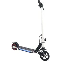 Дитячий Електросамокат E-Scooter ES3 LED + амортизатор Білий