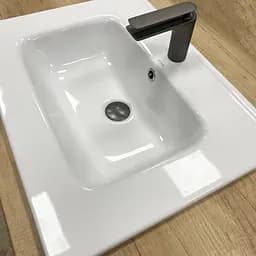 Умивальник VBI Mortara 60 white врізний VBI-018040, Білий - мініатюра 3