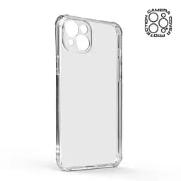Прозрачный чехол для Apple iPhone 15 Plus с защитой камеры и усиленными бортами, тонкий, силиконовый, бесцветный, ударопрочный, противоударный бампер с закрытой камерой, ArmorStandart (ARM70846) - мініатюра 2