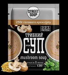Крем-суп грибний швидкого приготування Street Soup у саше, набір 28 шт. - мініатюра 2
