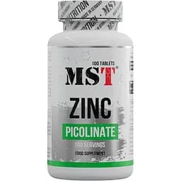 Вітаміни та мінерали MST Zinc Picolinate, 100 таблеток
