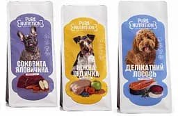 Cухий корм Pure Nutrition Дегустаційний сет для собак малих порід 300г*3уп