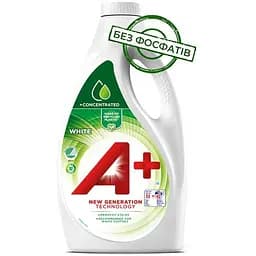 Гель для стирки A+ White для белого белья, 2.2 л