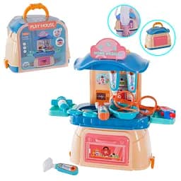 Набор доктора L666-73A 3 в 1 в виде сумочки-домика (6984506401919)