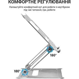 Підставка для ноутбука OfficePro LS610 Silver [144410] - мініатюра 8