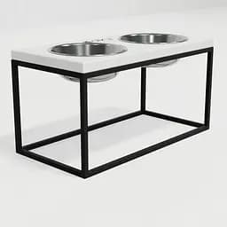 Hollky Base L — миски на підставці для середніх і великих собак (2 × 0,95 л, висота 20 см) - мініатюра 5