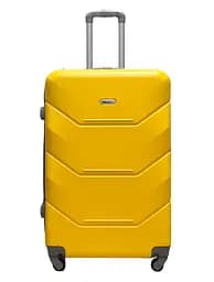 Валіза велика L ABS-пластик Milano bag 147M 76×51×31см 115л Жовтий