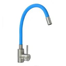 Змішувач для кухні Udis EZA4-F090BU гнучкий гусак нержавіюча сталь синій 30412
