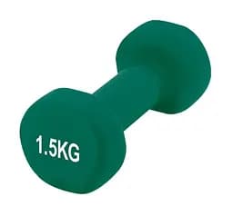 Гантель вінілова PowerPlay 4125 Achilles 1.5 кг Зелена 1 шт (PP_4125_1.5kg)