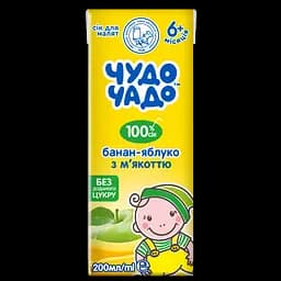 Сок Чудо-чадо Бананово-яблочный с мякотью 200 мл