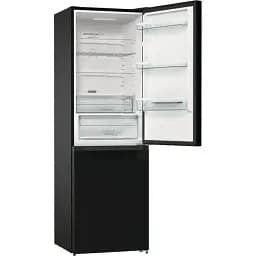 Холодильник Gorenje з нижн. мороз. камерою 185х60х60 см 2 двері 204(96) л А++ NoFrost+ LED дисплей чорний - мініатюра 5