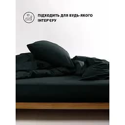 Підковдра Good-Dream сатин на блискавці 200 x 220 см Black (GDSBLACKDC200220) - мініатюра 4
