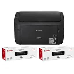 Принтер лазерний ч/б A4 Canon LBP-6030B, Black + два картриджі Canon 725, 600x600 dpi, до 18 стор/хв, USB, картридж Canon 725 (8468B042)