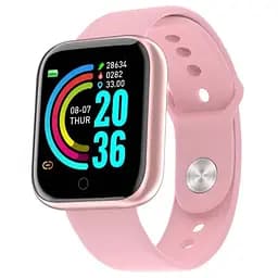 Фітнес-браслет D20 тонометр, пульсометр, крокомір Pink (16095)