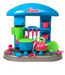 Продукты на липучке, сковородка, нож, овощи/фрукты, 20x12x6 см (в ассортименте)