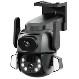 IP PTZ-відеокамера з WiFi 4Mp (2*2Mp) Light Vision VLC-9692WI10ZL f=4+8mm, ІЧ+LED-підсвічування, з мікрофоном (75-00205) - мініатюра 2