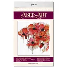 Набір для вишивання хрестиком Abris Art Акварельна фантазія AH-178 28х28 см - мініатюра 2
