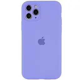 Чохол Silicone Case Full Camera Protective (AA) для Apple iPhone 12 Pro (6.1) Бузковий / Dasheen