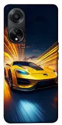 Чохол Demsky Yellow Porsche для Oppo A58 4G