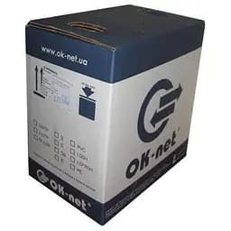 Кабель мережевий OK-Net FTP 305м cat.5e LSOH (FTP-cat.5E LSOH) (КПВонг-HFЭ-ВП (200) 4 x 2 x 0,51)