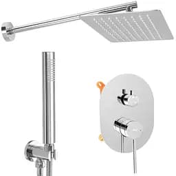 Душова система прихованого монтажу Rea Oval + Box хром REA-P8415, Хром