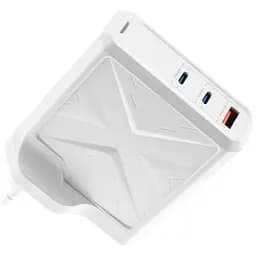 Адаптер зарядний блок живлення Remax RP-U106 140 W (3 виходи 1 USB + 2Type-C) - мініатюра 2