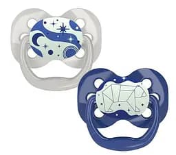 Пустышка Dr. Brown's Advantage, с подсветкой, 0-6 мес., голубой, 2 шт. (PA12004-INTLX)