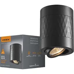 Светильник Videx SPF04A под лампу GU10 накладной черный (VL-SPF04A-BPB)