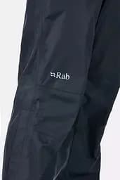Трекінгові штани Rab Downpour Pants XL Чорний - мініатюра 3