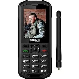 Мобильный телефон Sigma mobile X-treme PA68 WAVE, черный, 2 Nano-SIM, 2.4" (240x320), microSD (max 32Gb), Cam 0,3 Mp, GPS