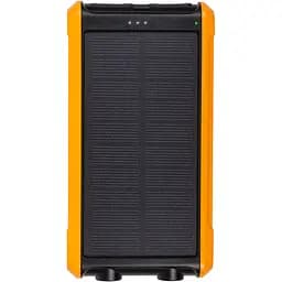 Універсальна мобільна батарея PowerPlant 10000mAh, 2xUSB-A, сонячна панель 5.5V-0,2A