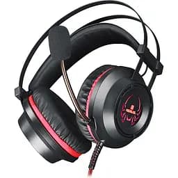 Ігрові навушники REAL-EL GDX-7450 Black/Red (EL124100039) [112552] - мініатюра 4