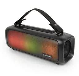 Портативная колонка REAL-EL RX717 8W Bluetooth TWS, RGB, Black - мініатюра 1